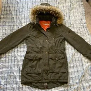Dkny olive green clearance coat
